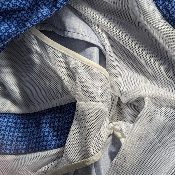 BANANA REPUBLIC Men's Lined Micro Dot Swim Shorts Navy Size 36 - Picture 11 of 15